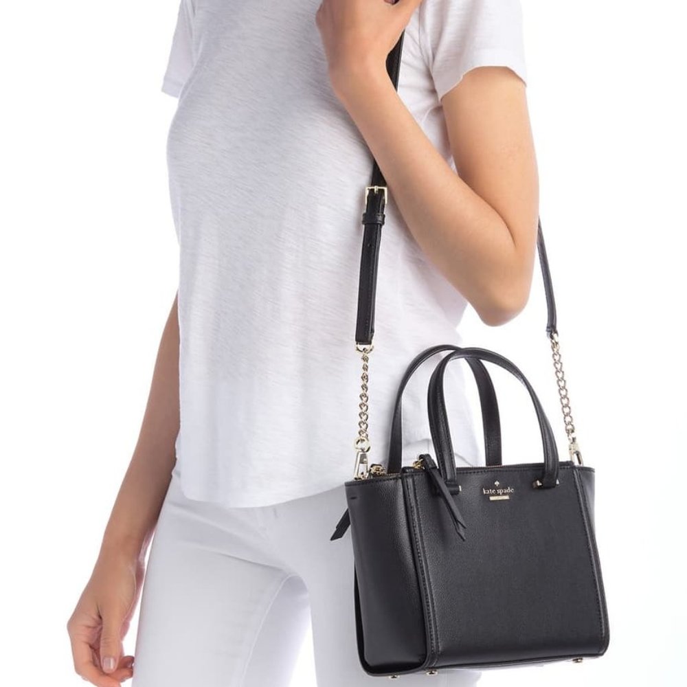 kate spade leather kona satchel / crossbody